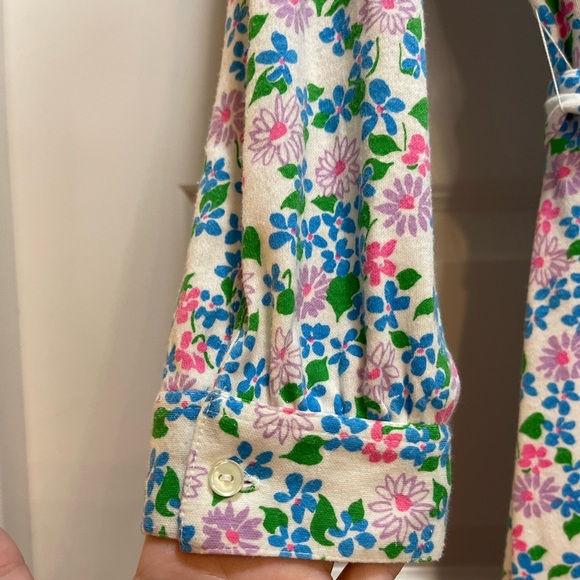 Vintage “The Lilly” by Lilly Pulitzer Floral Shirt Dress SZ XL - Picture 5 of 13